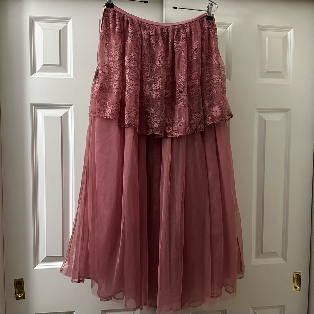 Free People Pink Maxi Skirt - Picture 2 of 4